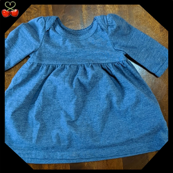 Old Navy Other - 🍒NEW OldNavy👶Blue Long Sleeve Dress Top